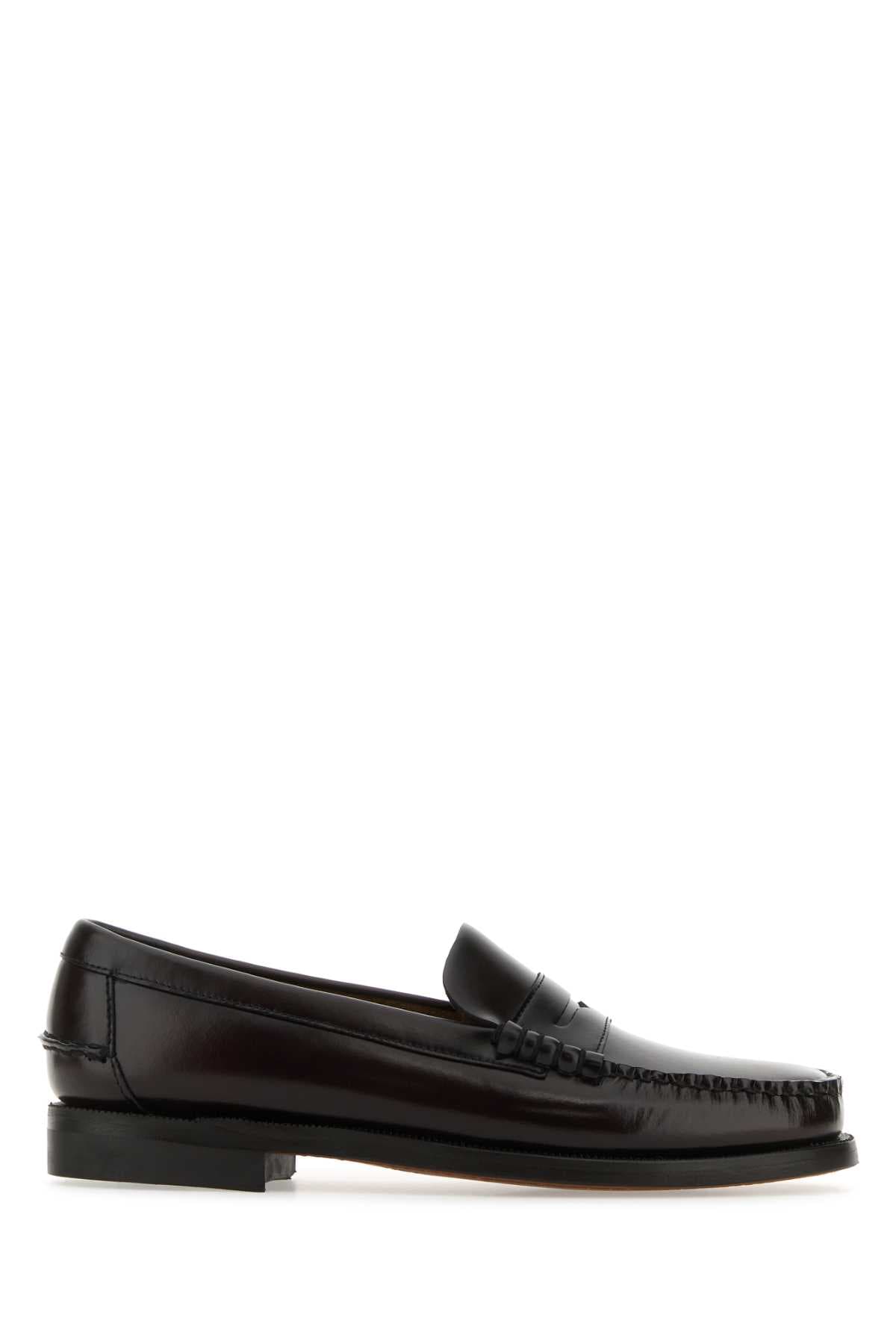 Chocolate leather Classic Dan loafers