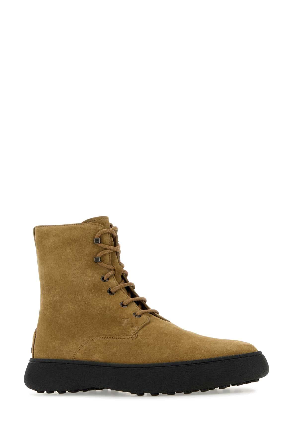 Camel suede ankle boots - мініатюра 2