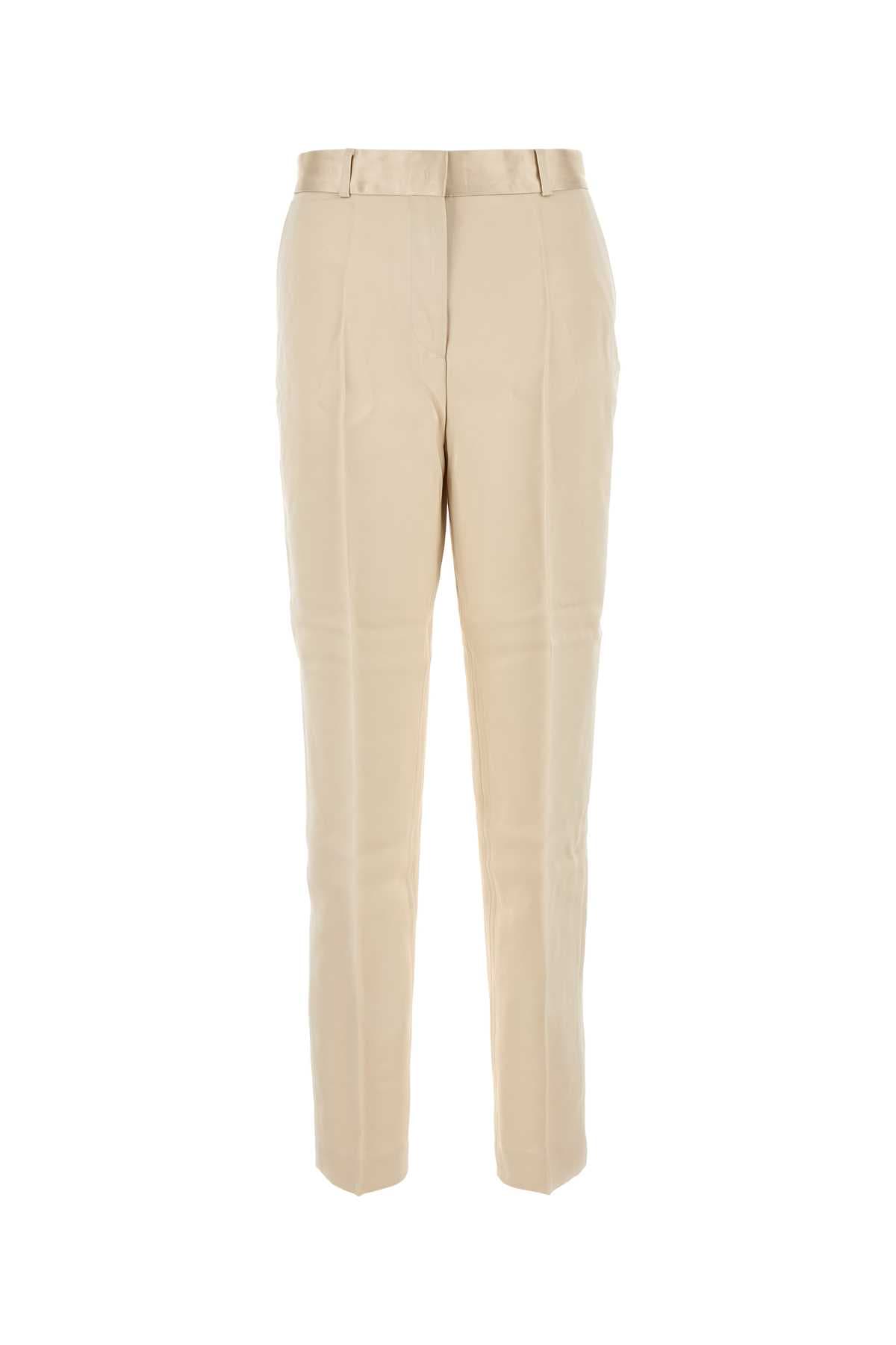 Sand satin pant