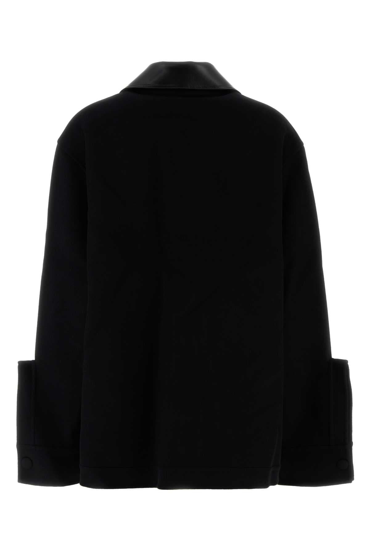 Black wool jacket - мініатюра 2