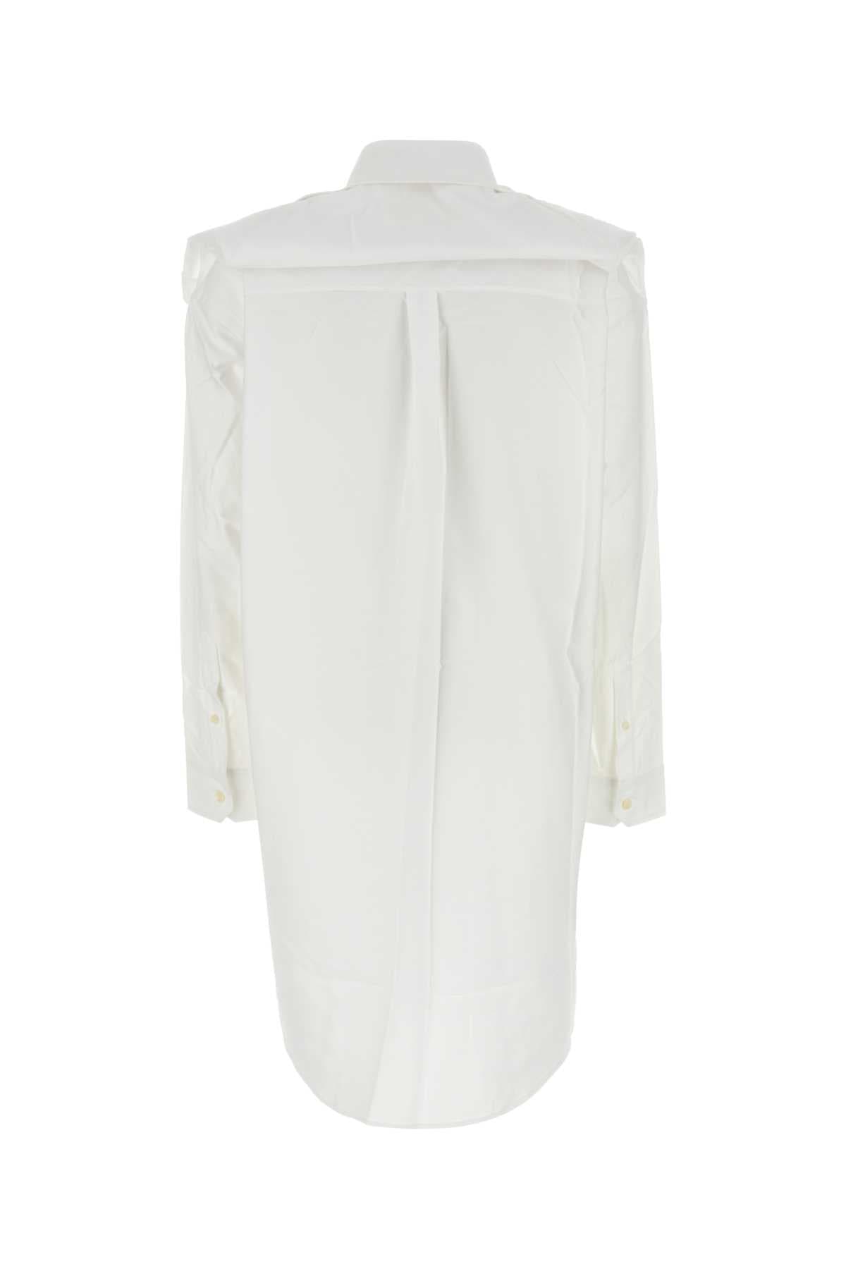 White oxford shirt dress - мініатюра 2