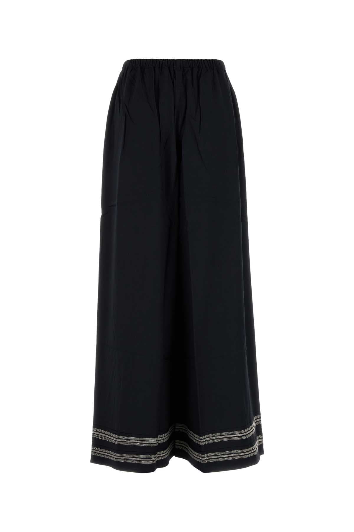 Black viscose Mathilde wide-leg - мініатюра 2