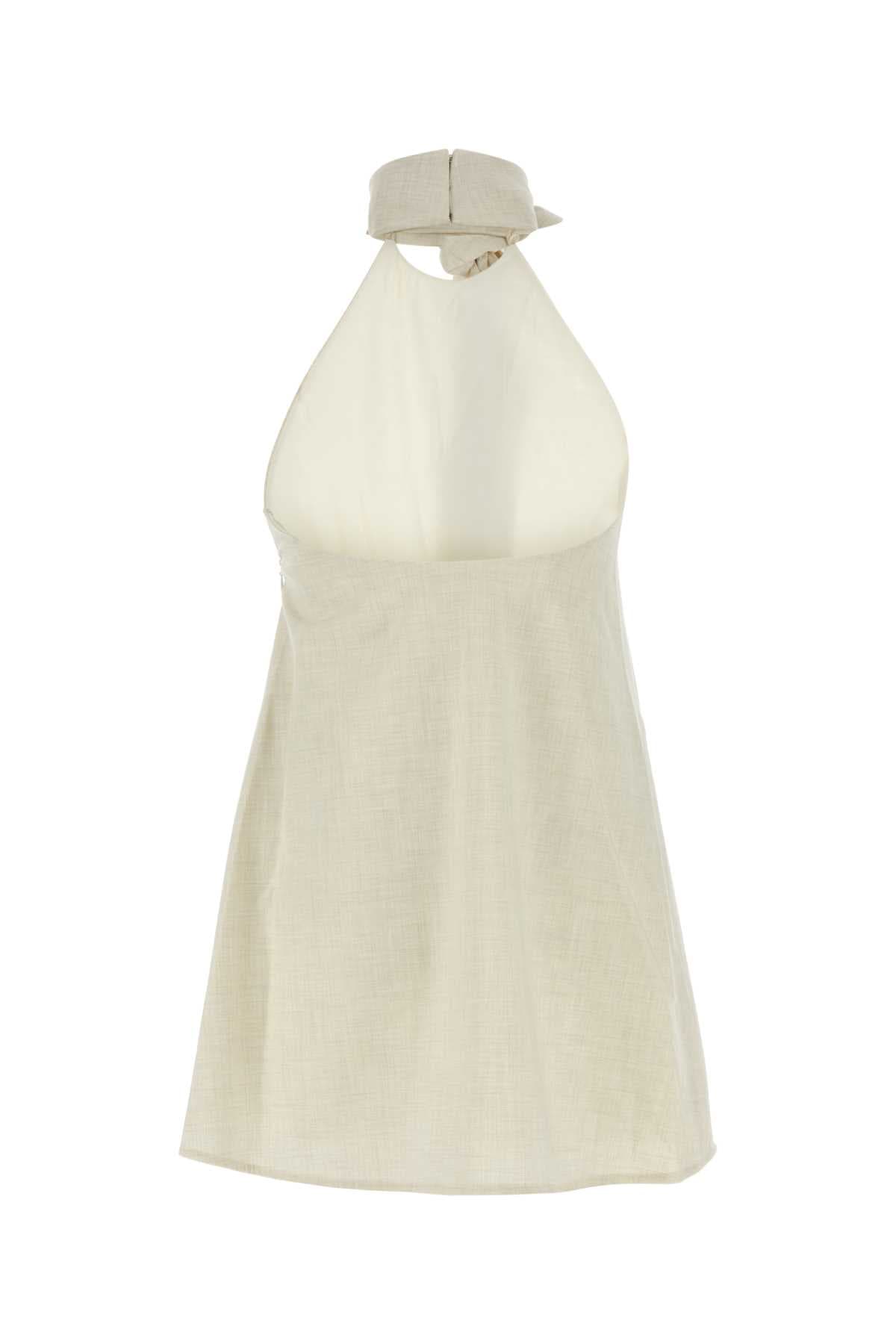 Sand stretch polyester blend Floris top - мініатюра 2