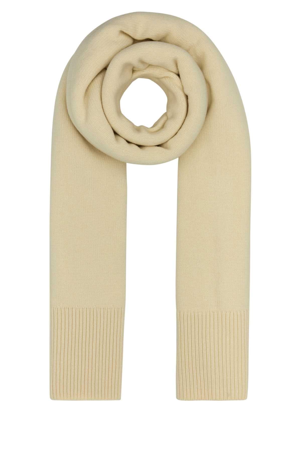 Ivory wool blend Ash scarf