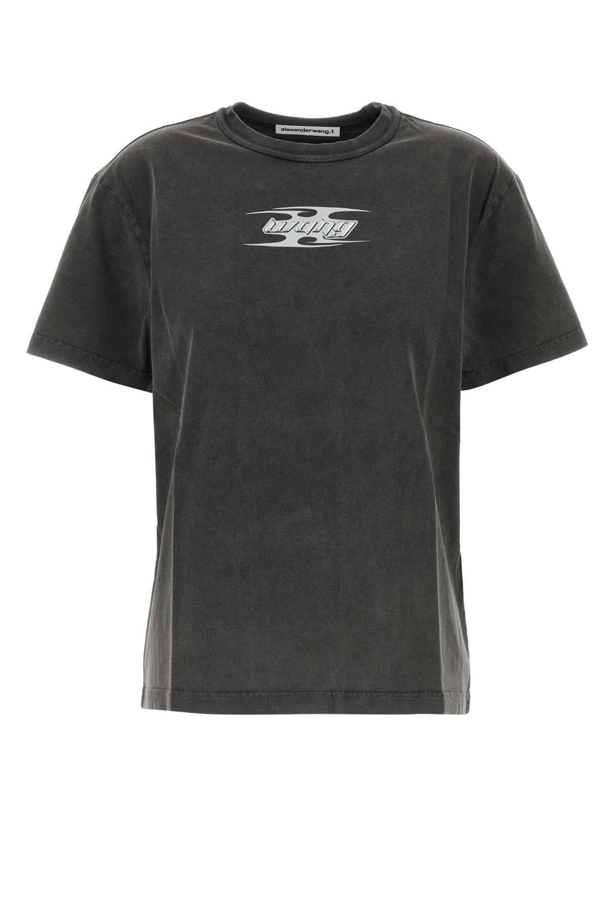 Dark grey cotton t-shirt