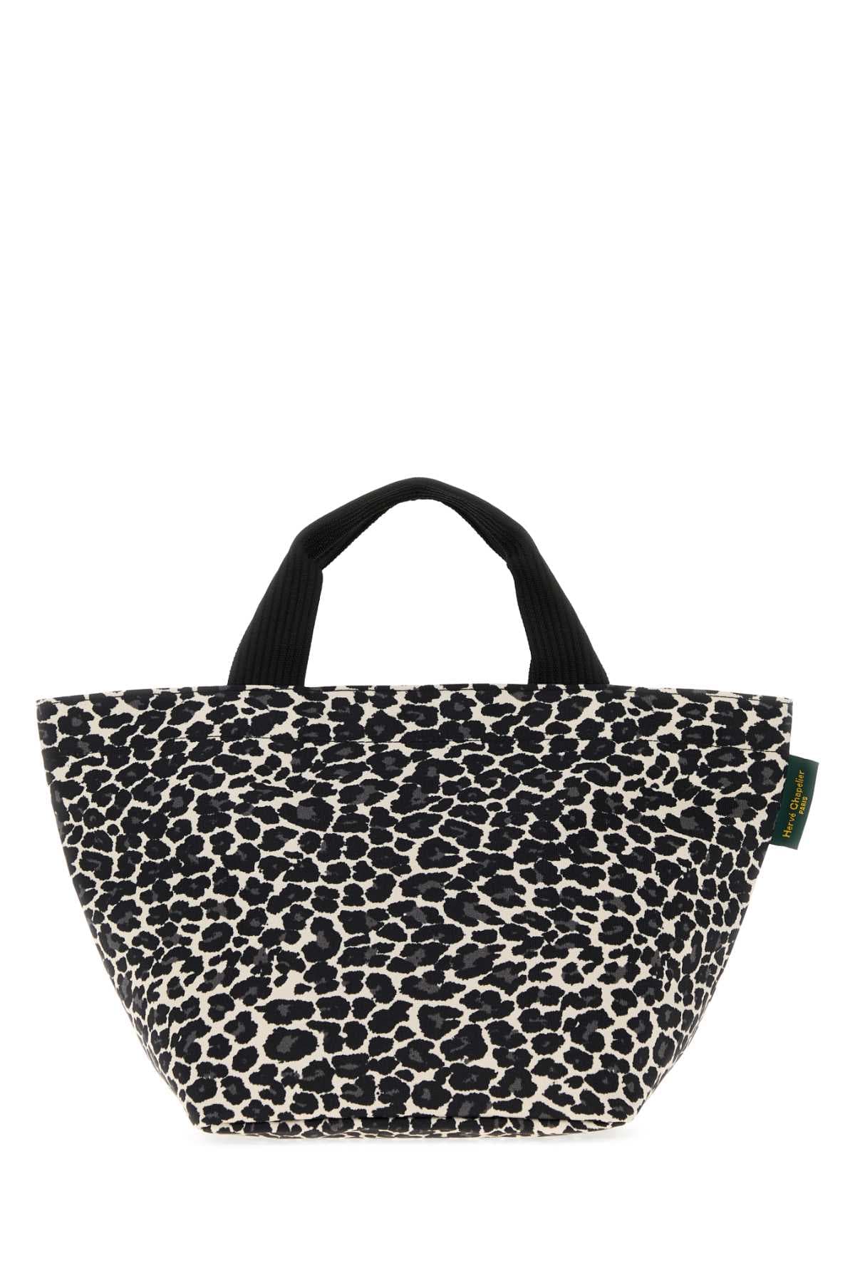Printed canvas 1027F shopping bag