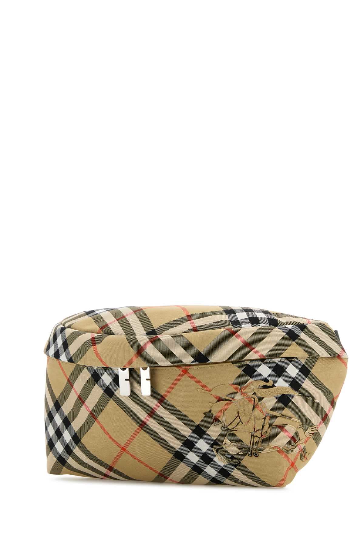 Embroidered fabric Check belt bag - мініатюра 2
