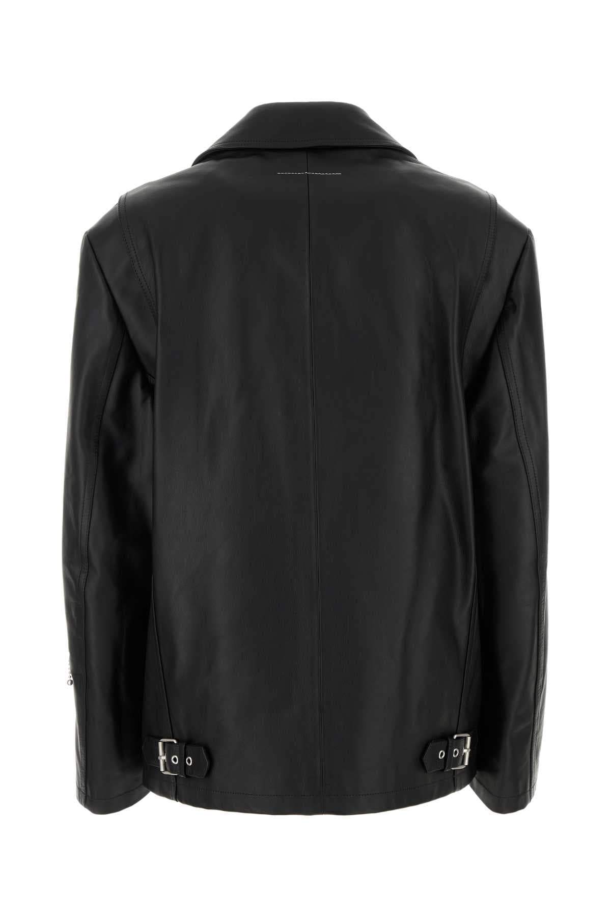 Black leather jacket - мініатюра 2