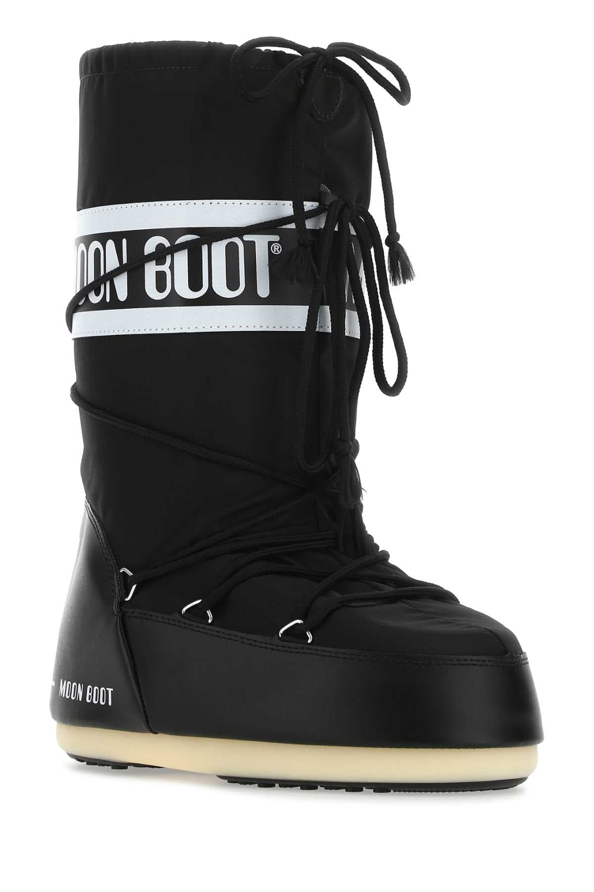 Black nylon Icon boots - мініатюра 2