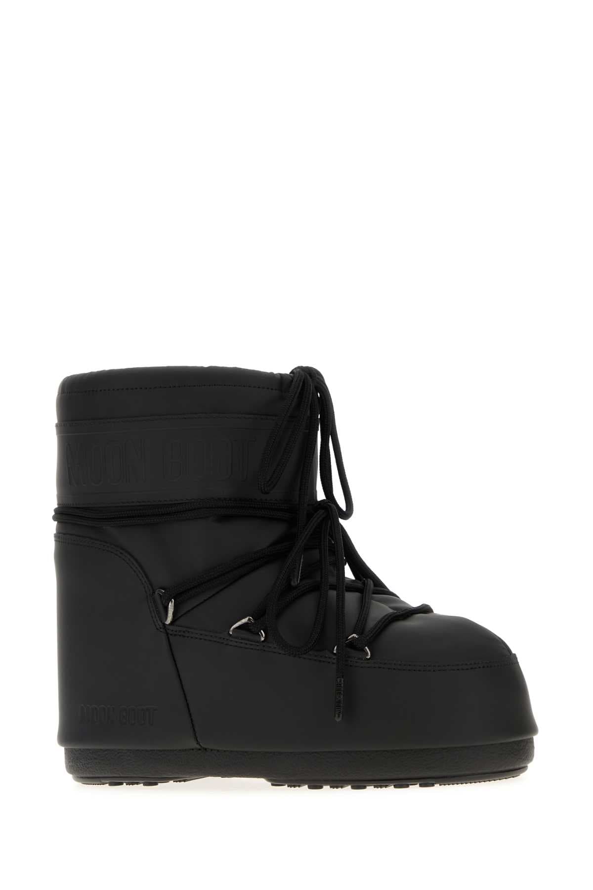 Black synthetic leather Icon Low ankle boots - мініатюра 2