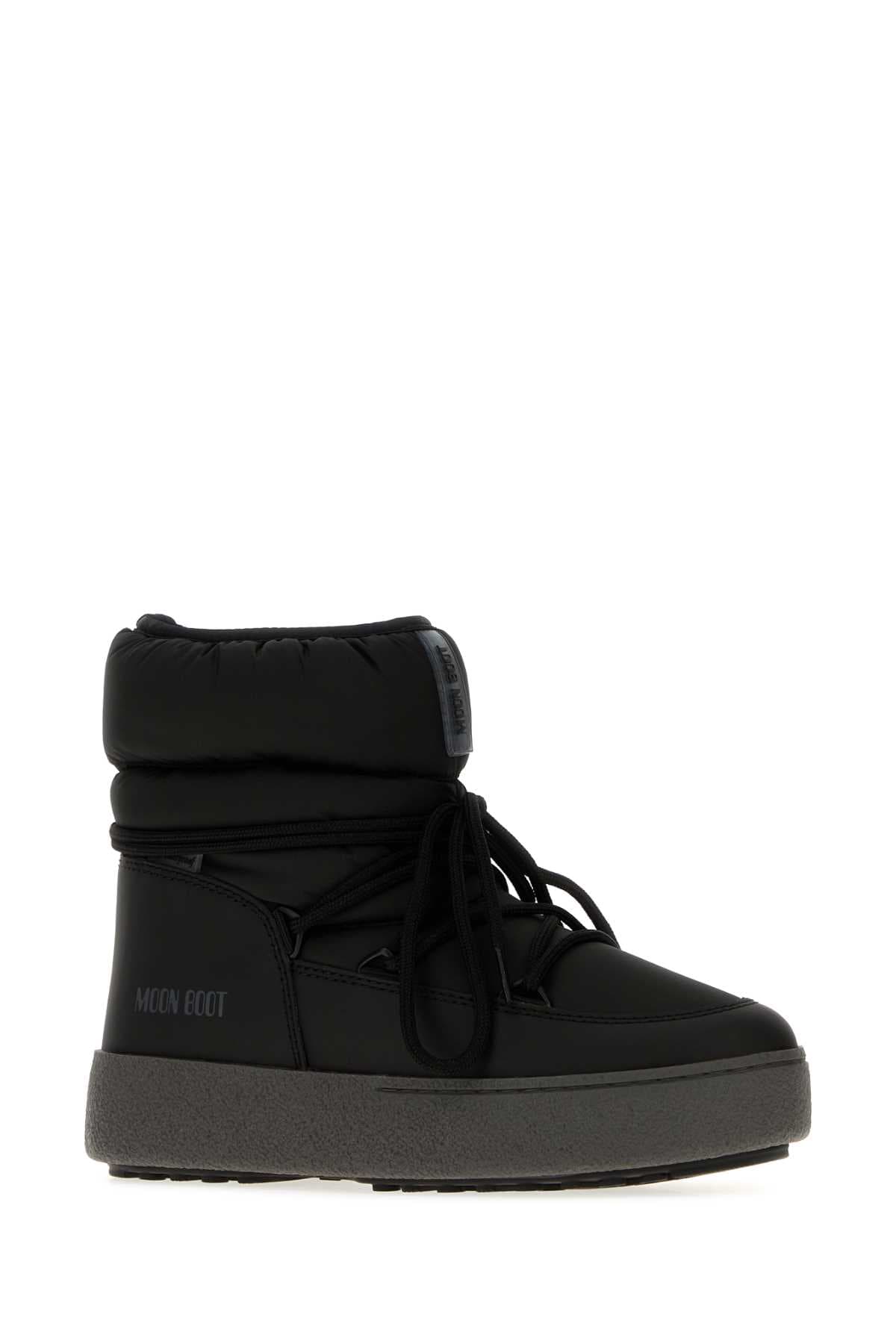 Black fabric synthetic leather LTrack Low ankle boots - мініатюра 2