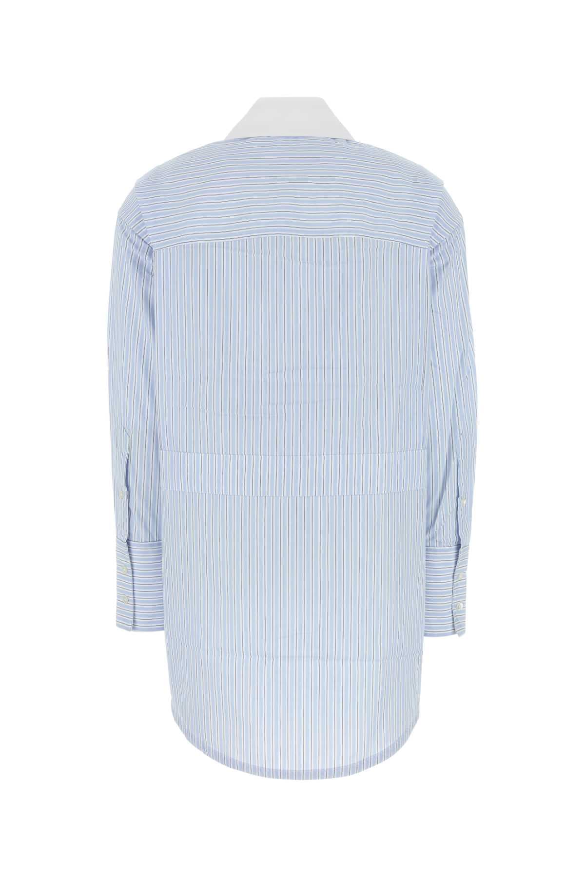 Embroidered poplin oversize shirt - мініатюра 2