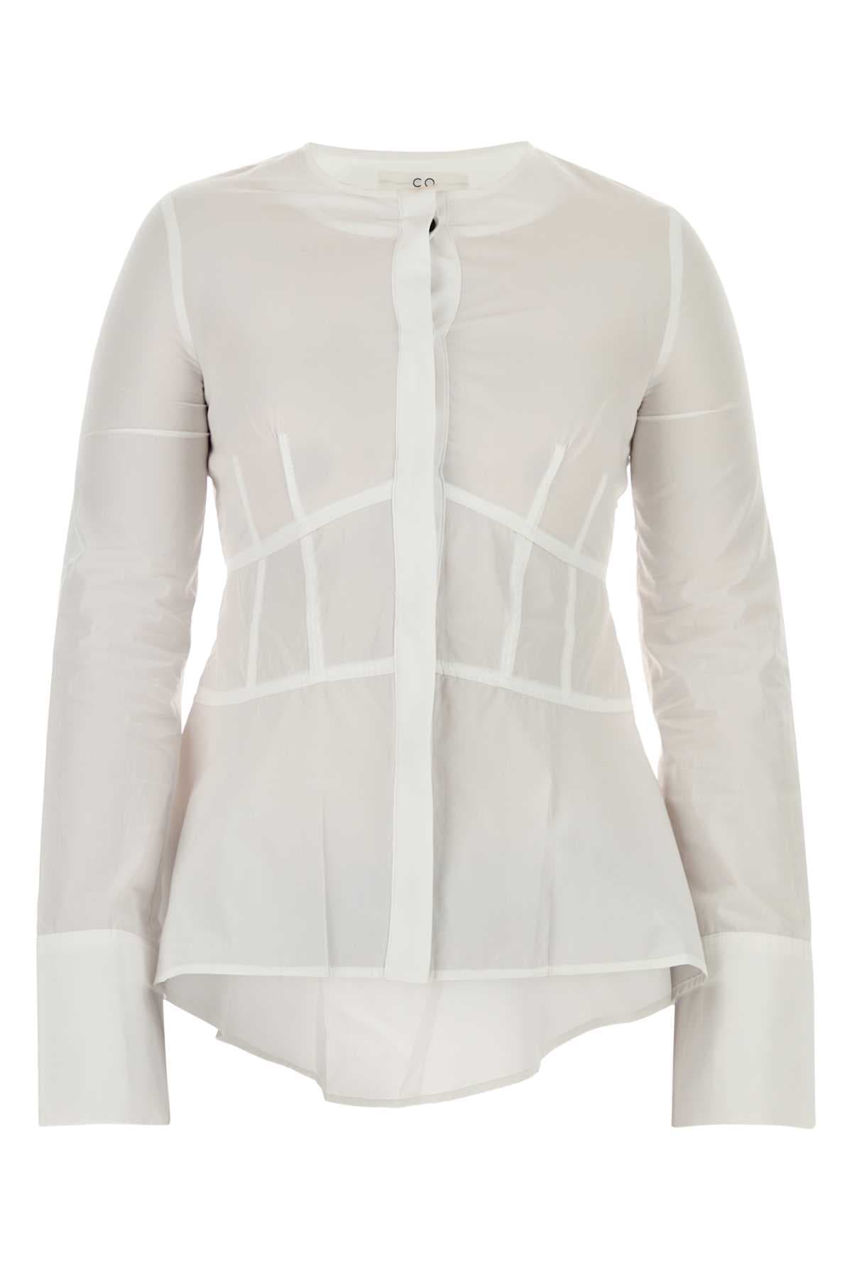 White poplin shirt