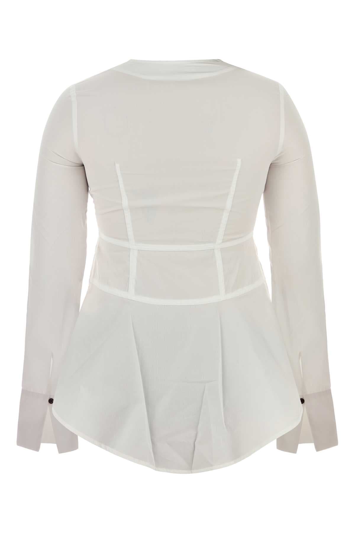 White poplin shirt - мініатюра 2
