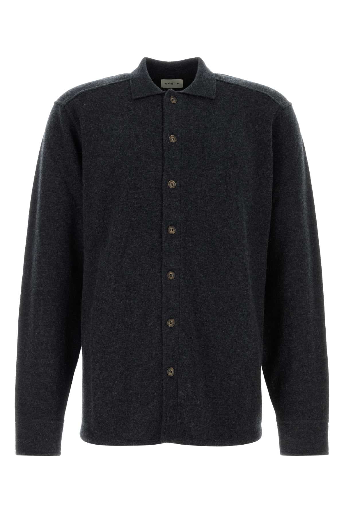Midnight blue cashmere Minsk shirt