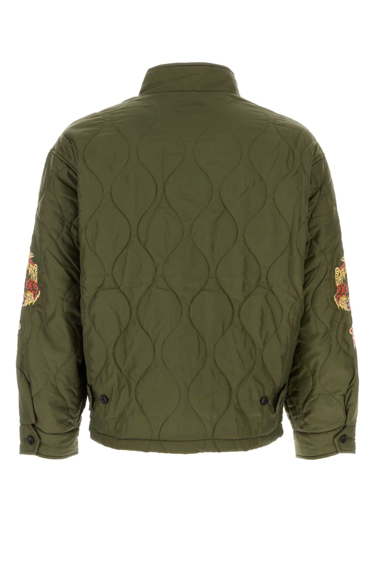 Army green nylon jacket - мініатюра 2