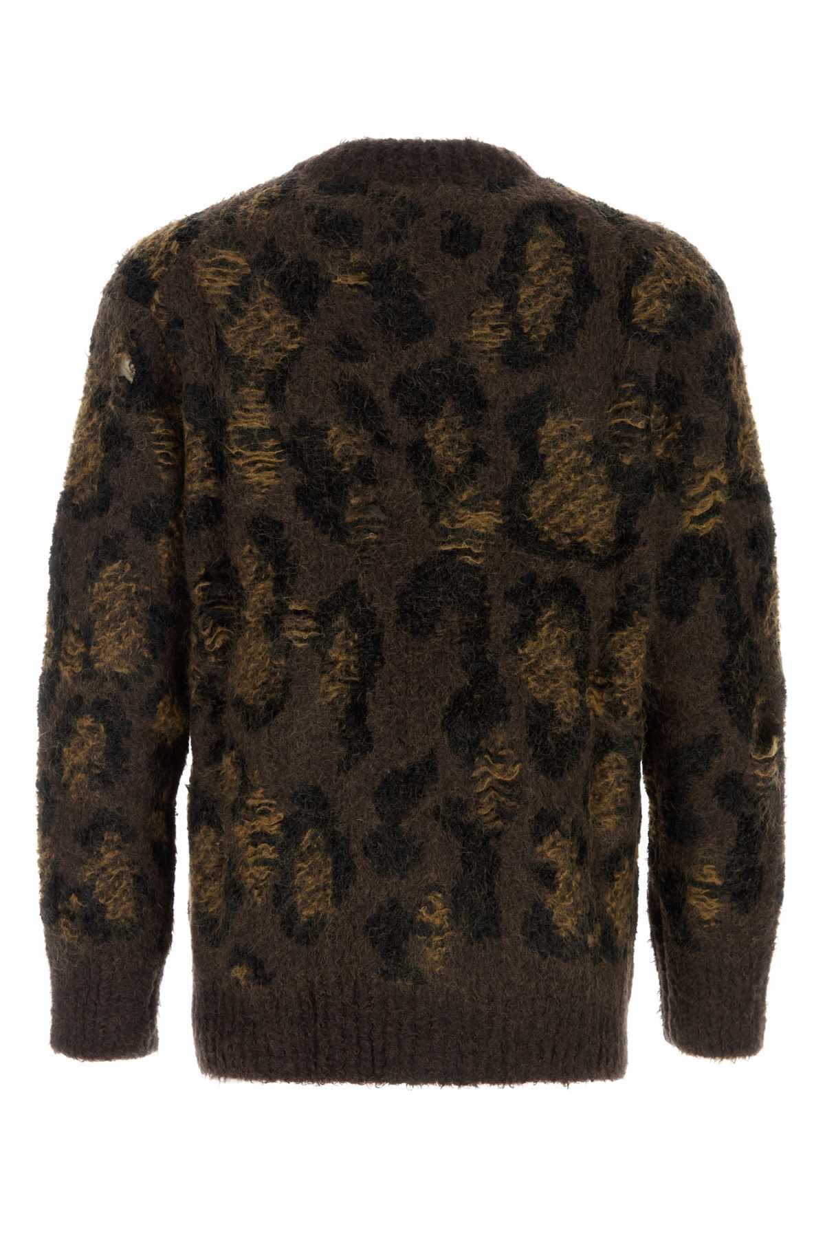 Embroidered wool blend sweater - мініатюра 2