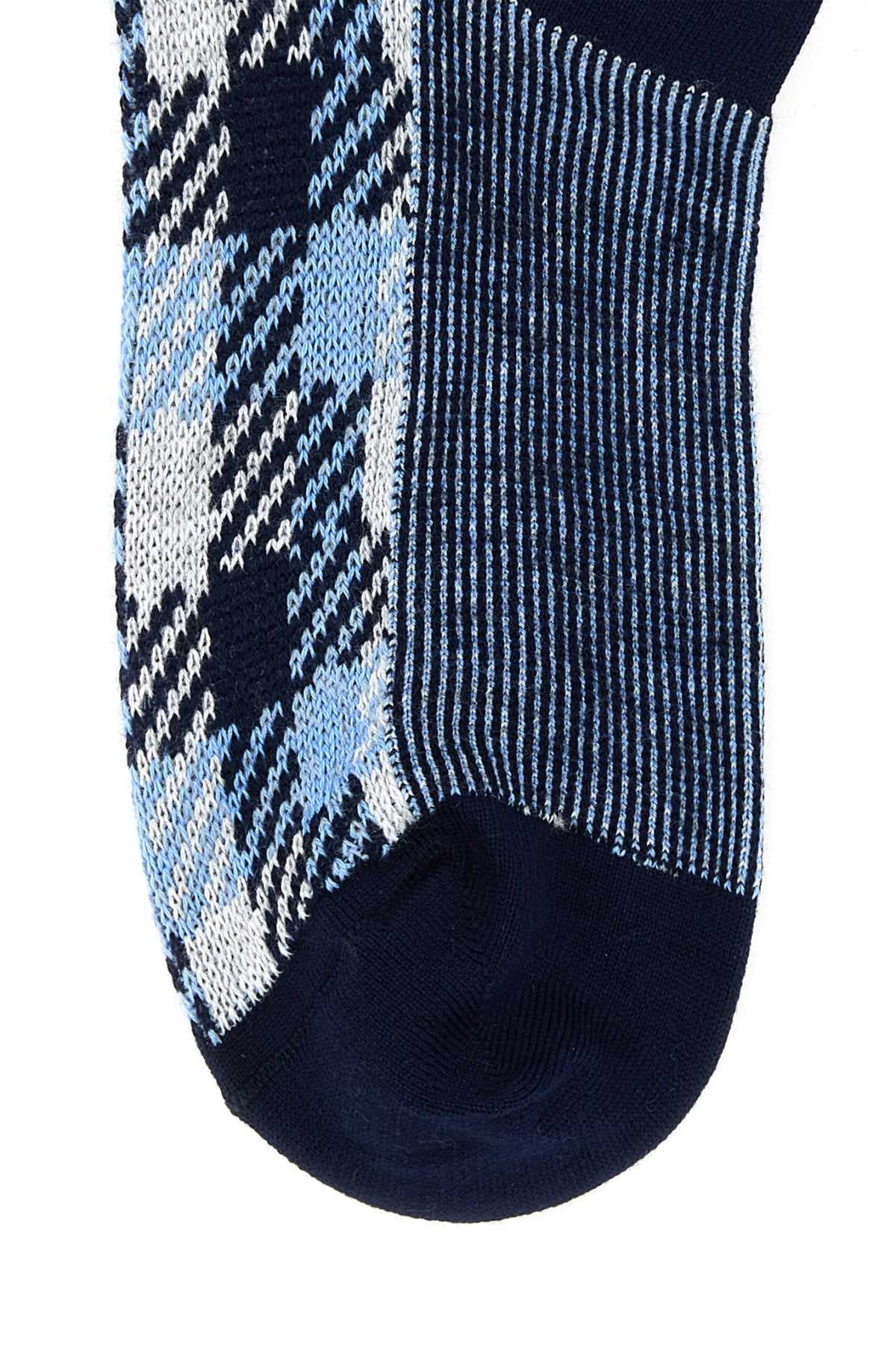 Embroidered stretch cotton socks - мініатюра 2