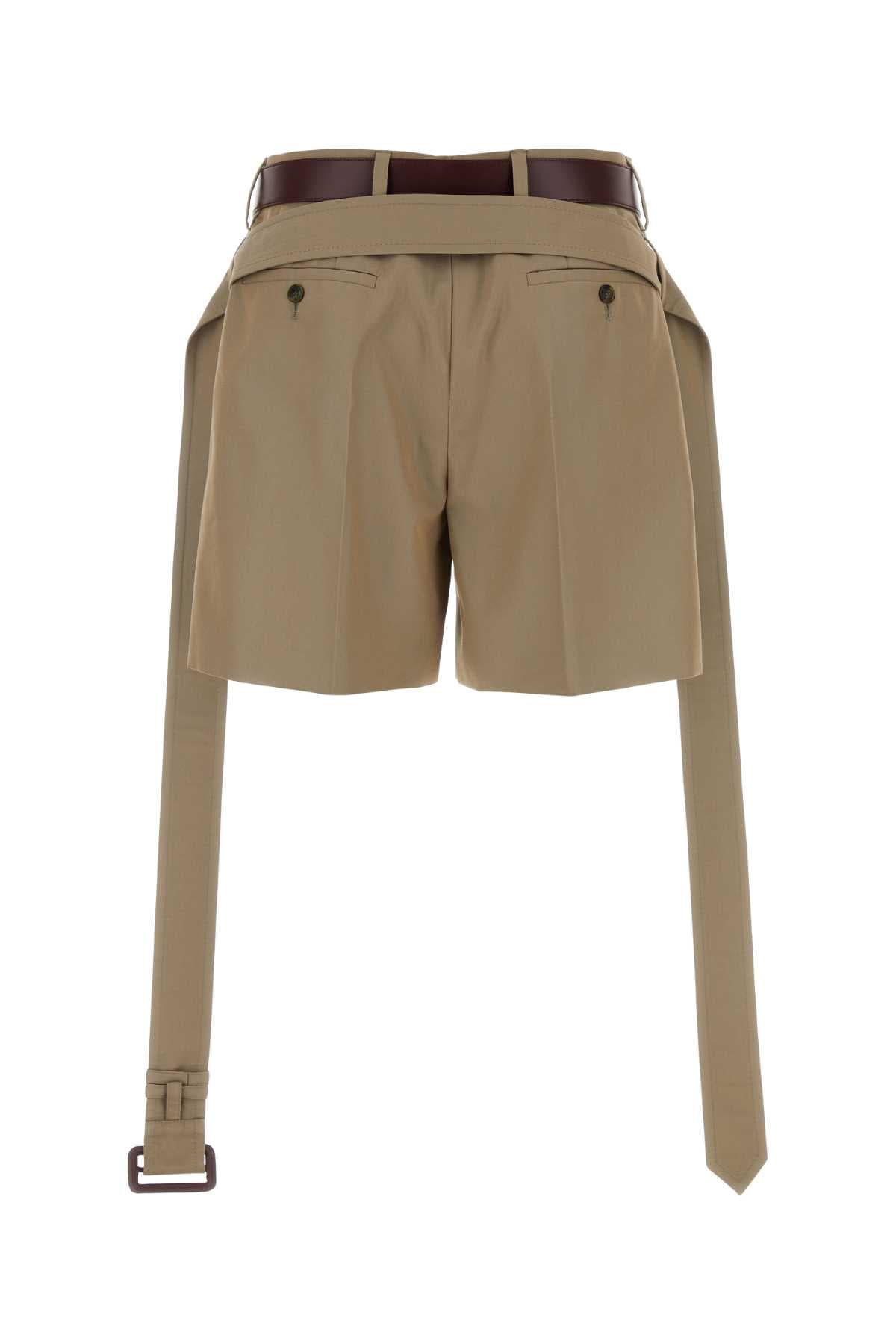 Khaki twill shorts - мініатюра 2