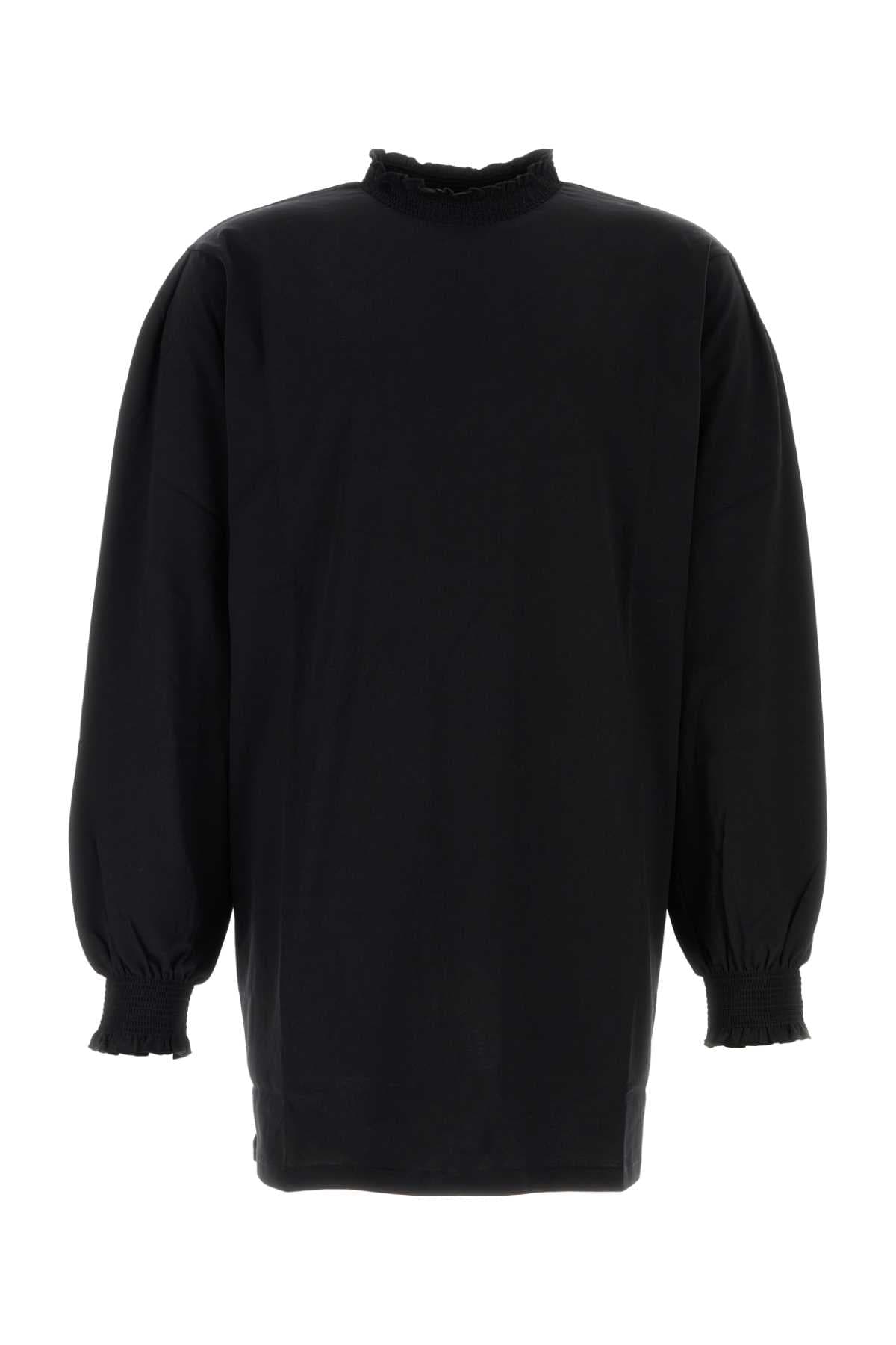 Black cotton t-shirt