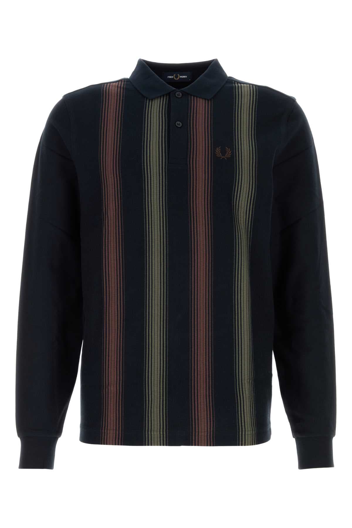 Embroidered piquet polo shirt