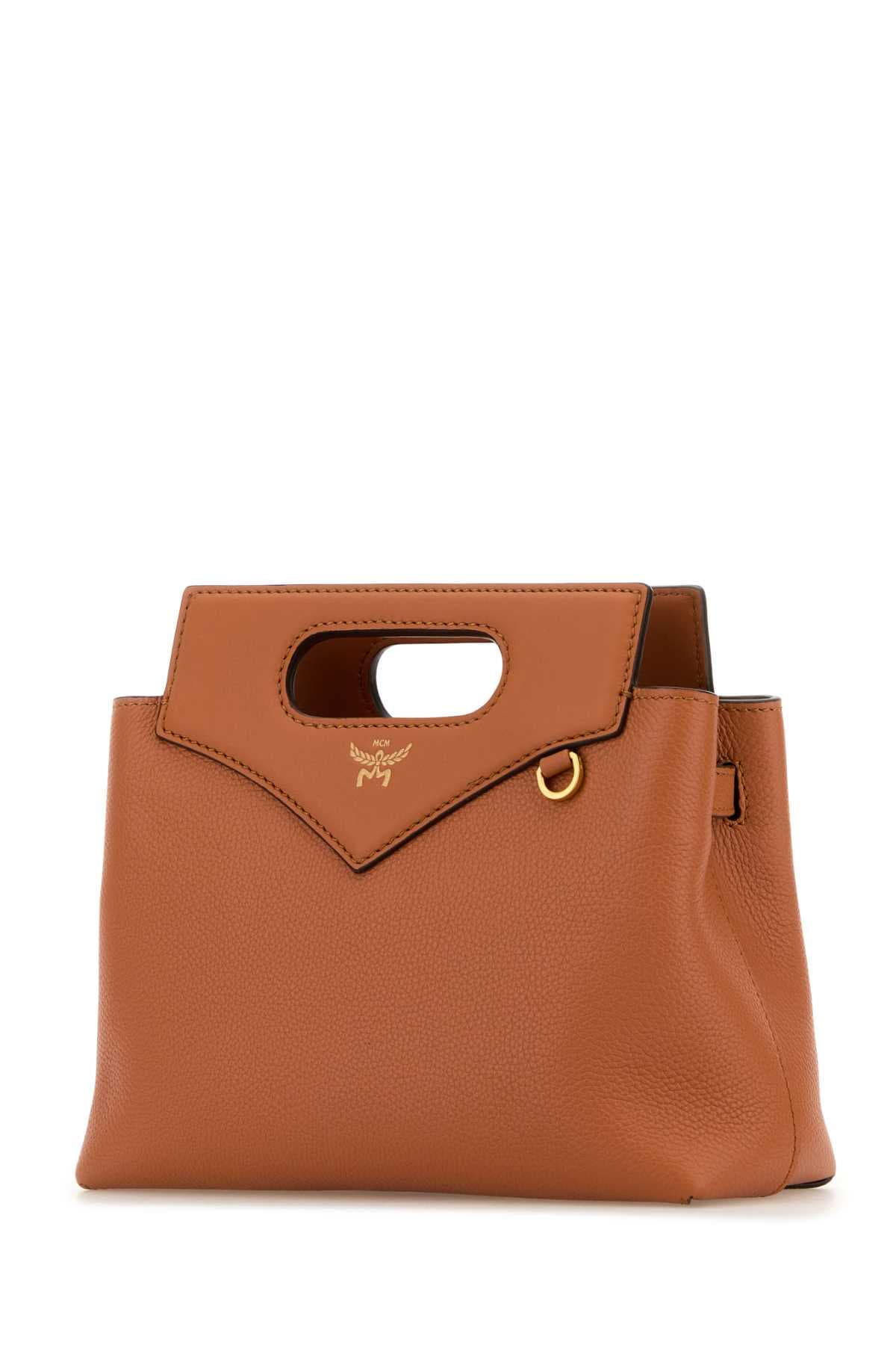 Caramel leather mini Soft Diamond handbag - мініатюра 2
