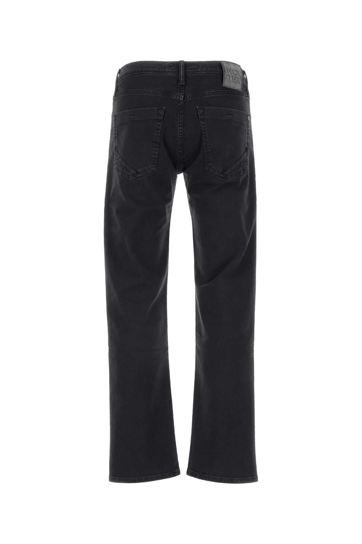 Black stretch denim jeans - мініатюра 2