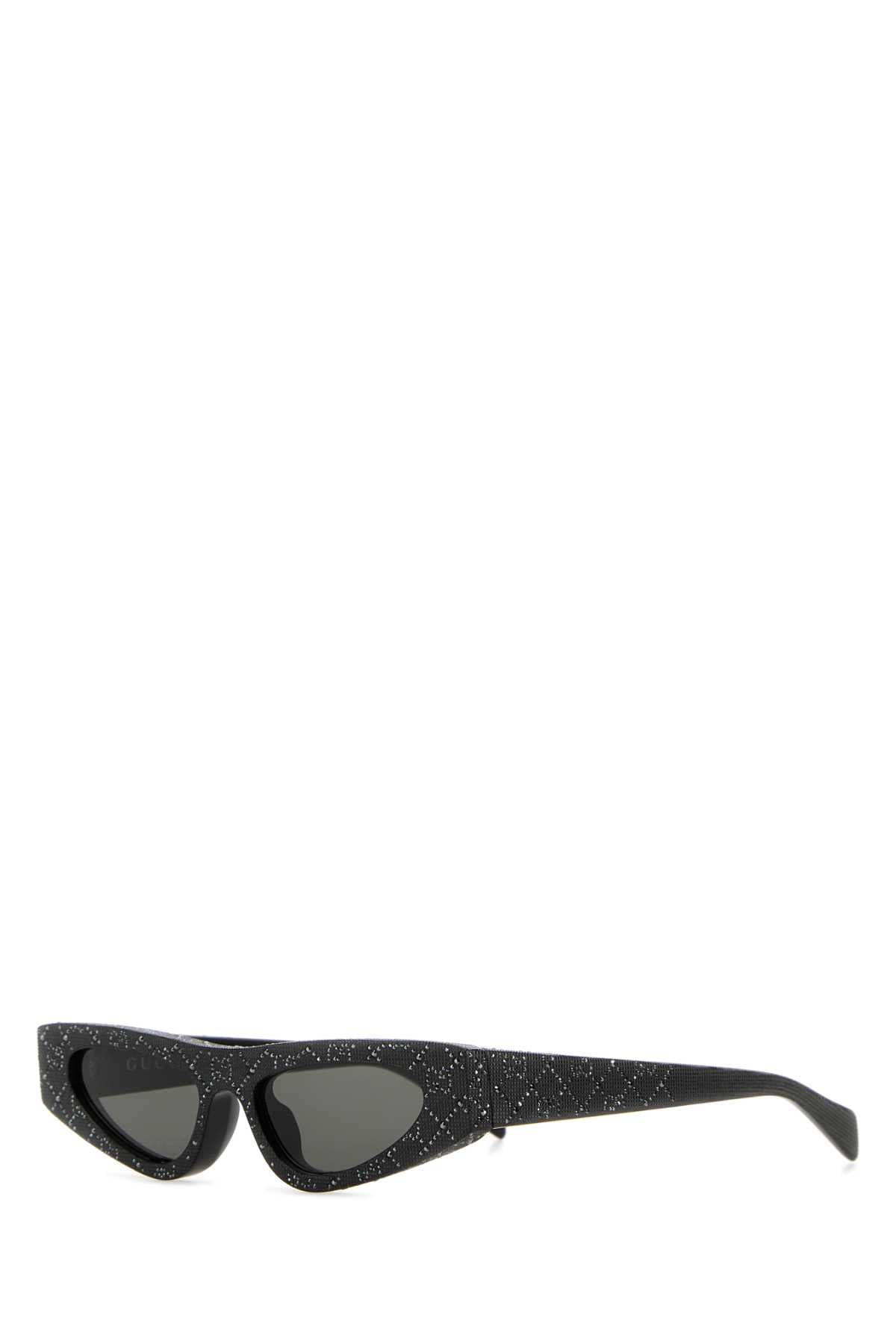 Embellished acetate sunglasses