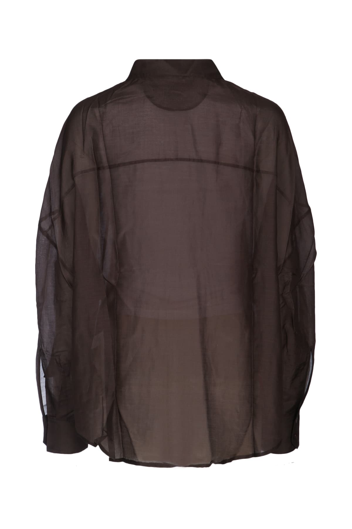 SALPICON LONG SLEEVE SILK SHIRT - мініатюра 2
