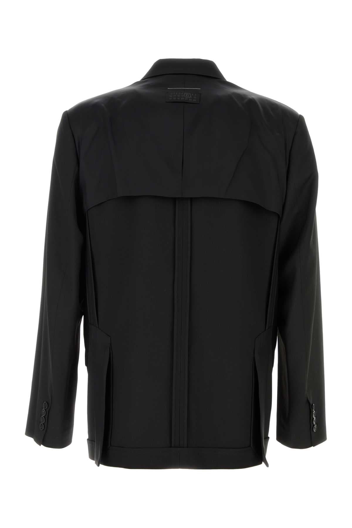 Black jersey blazer - мініатюра 2