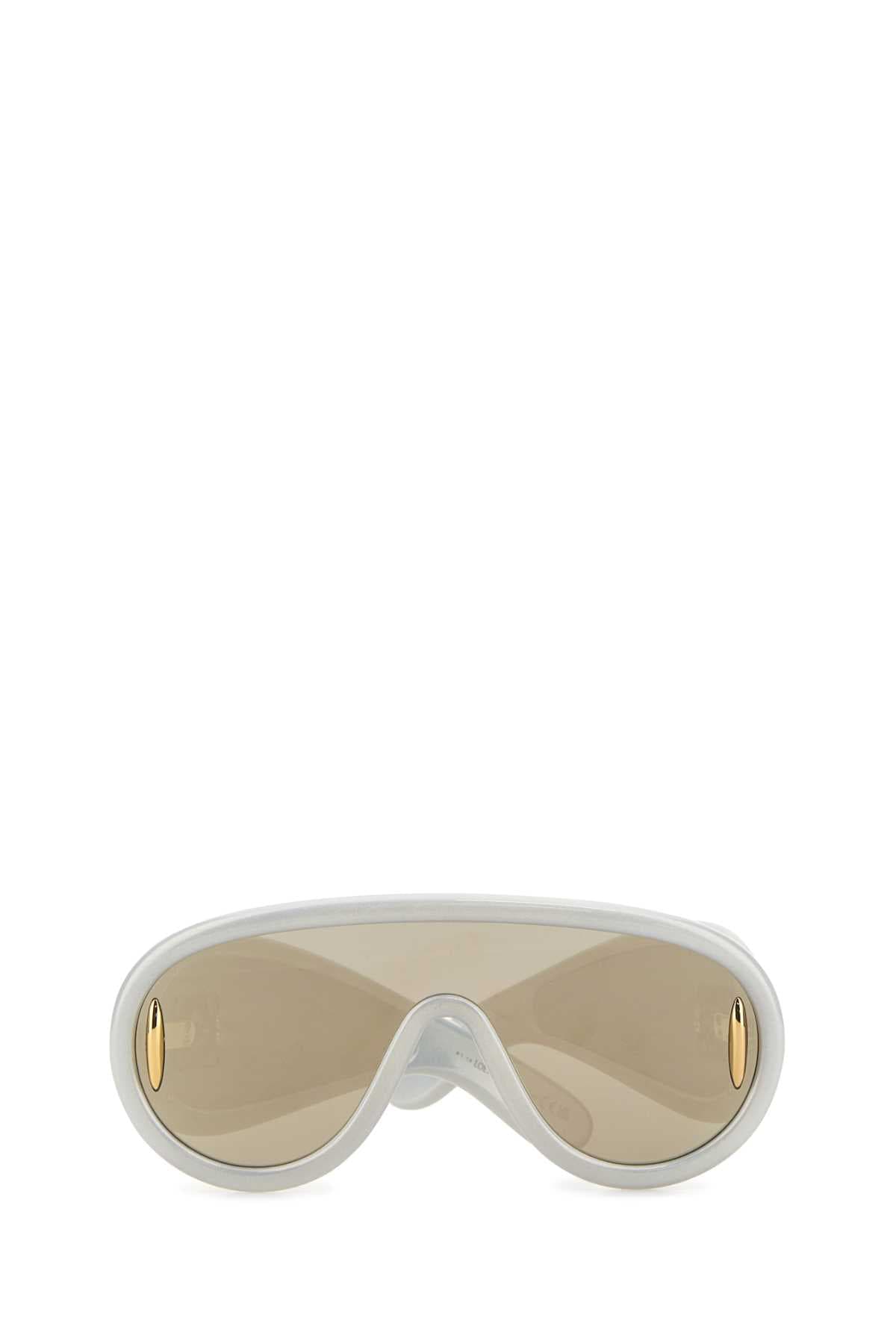Light grey acetate Loewe Paula’s Ibiza Wave Mask sunglasses - мініатюра 2
