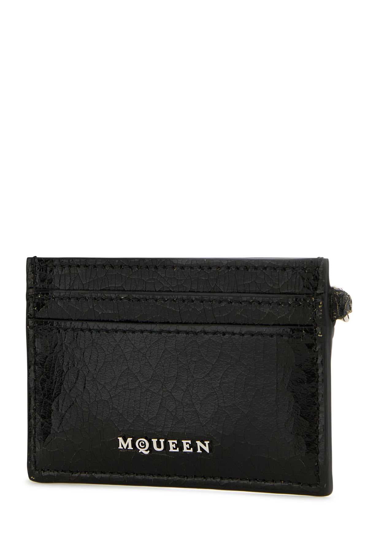 Black leather card holder - мініатюра 2