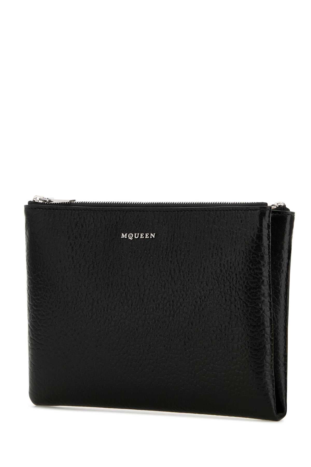 Black leather pouch - мініатюра 2