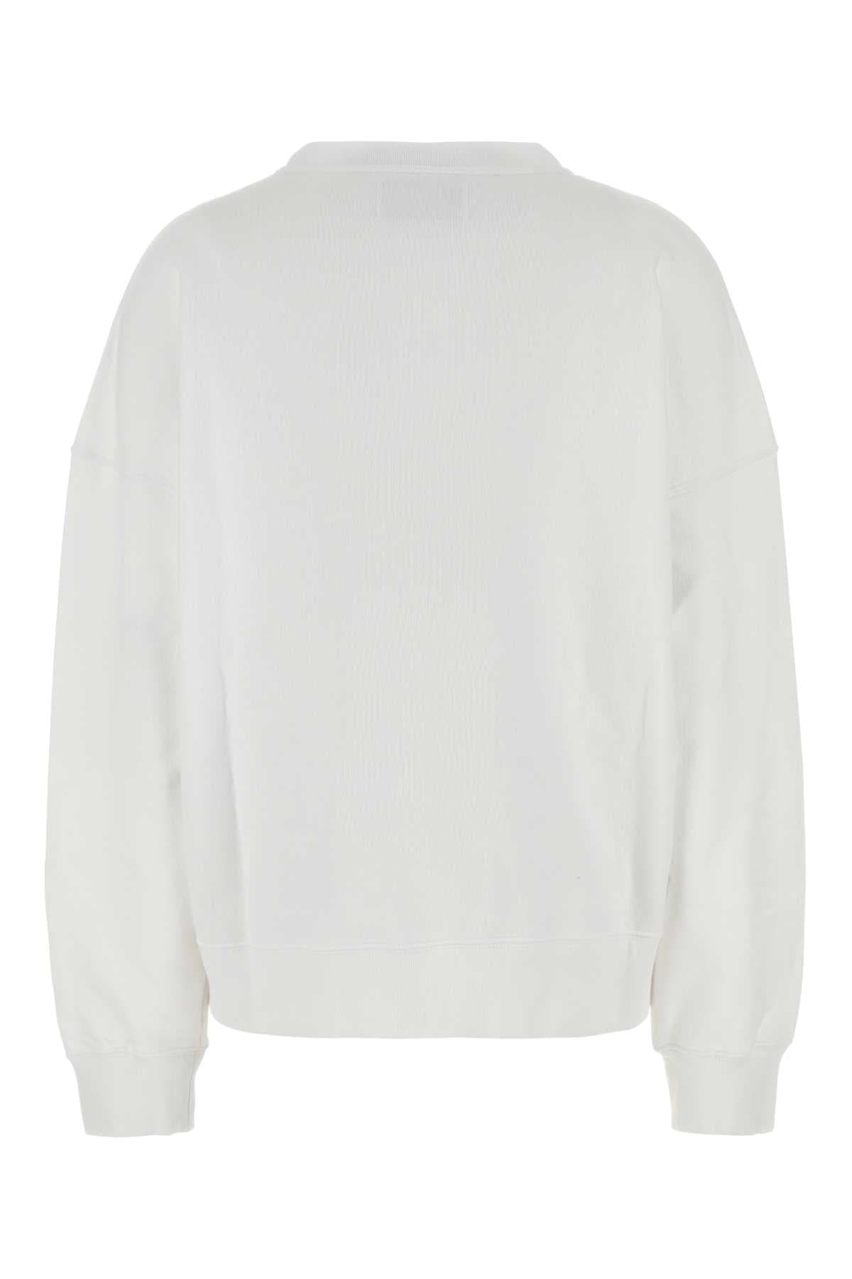 White cotton sweatshirt - мініатюра 2