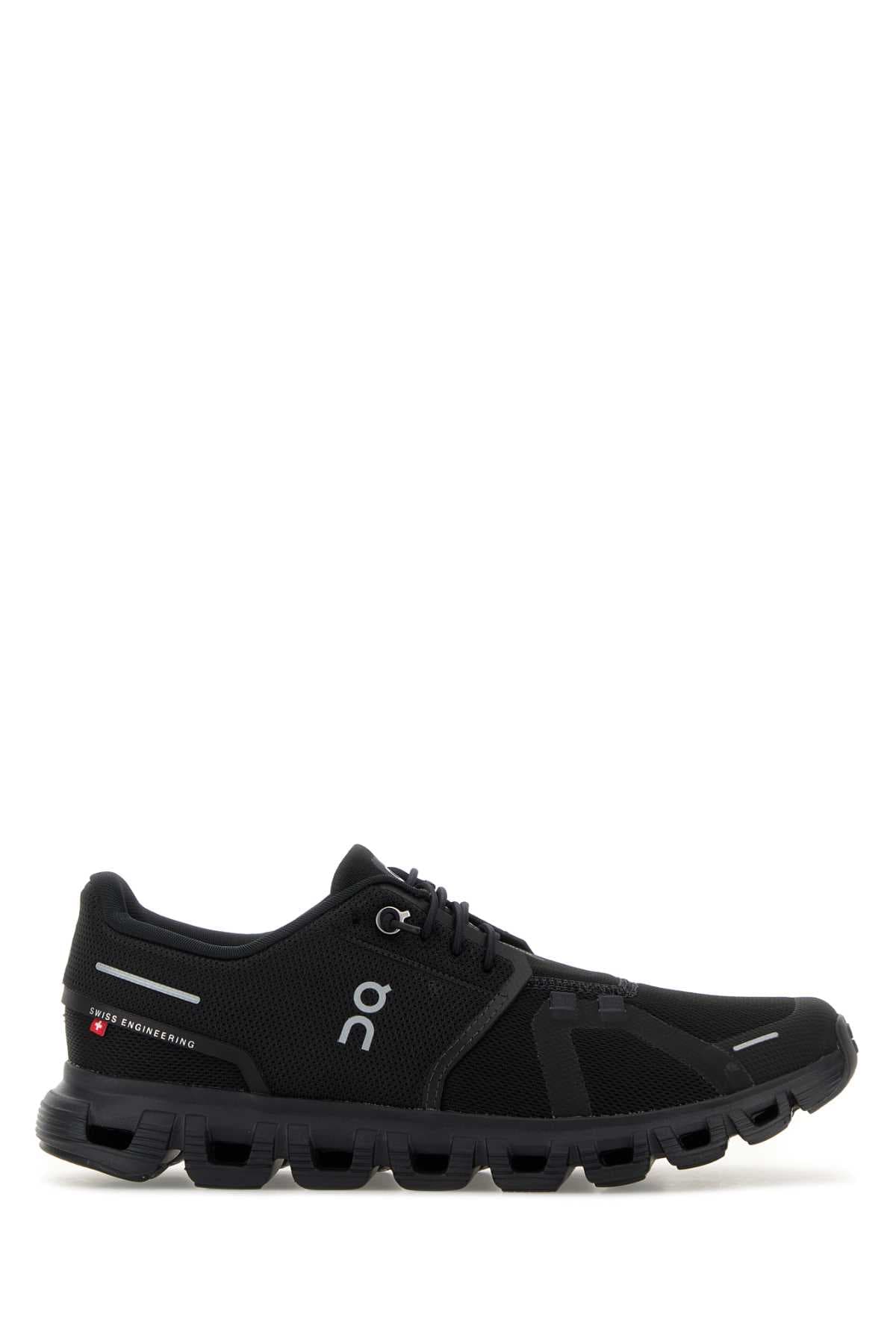 Black mesh Cloud 6 sneakers