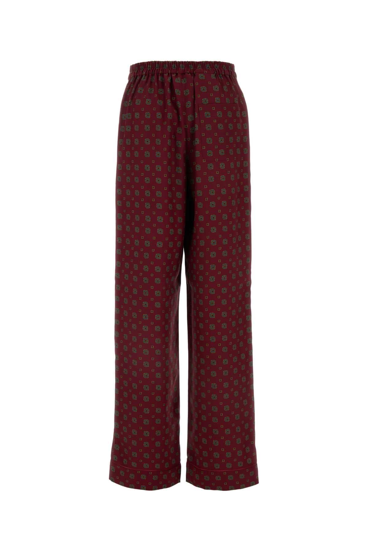 Printed silk pant - мініатюра 2
