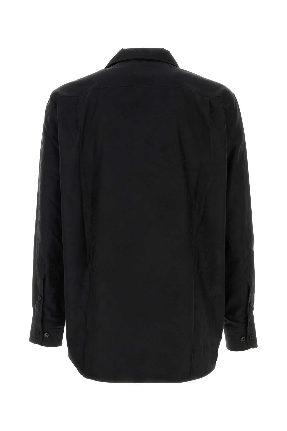 Black cotton shirt - мініатюра 2
