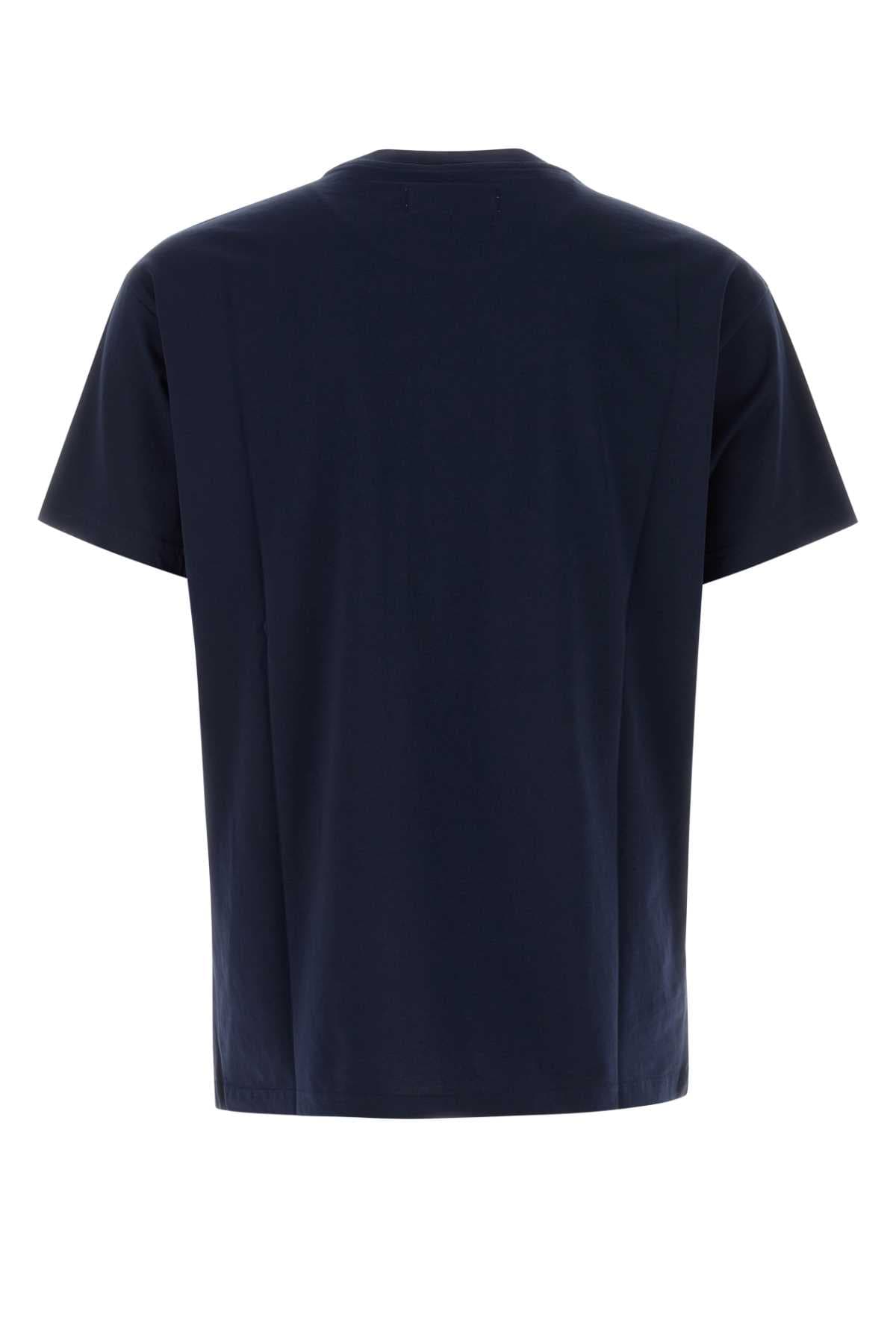 Midnight blue cotton t-shirt - мініатюра 2