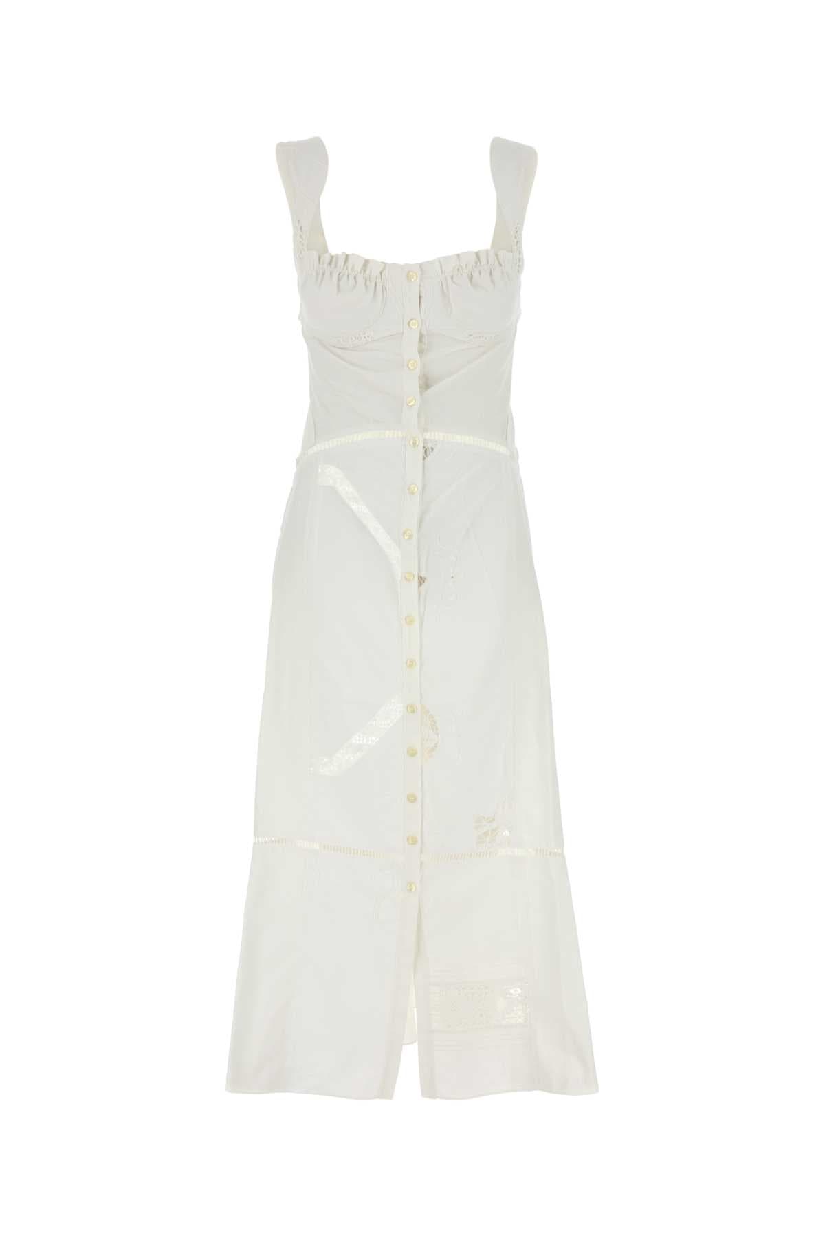 White cotton dress