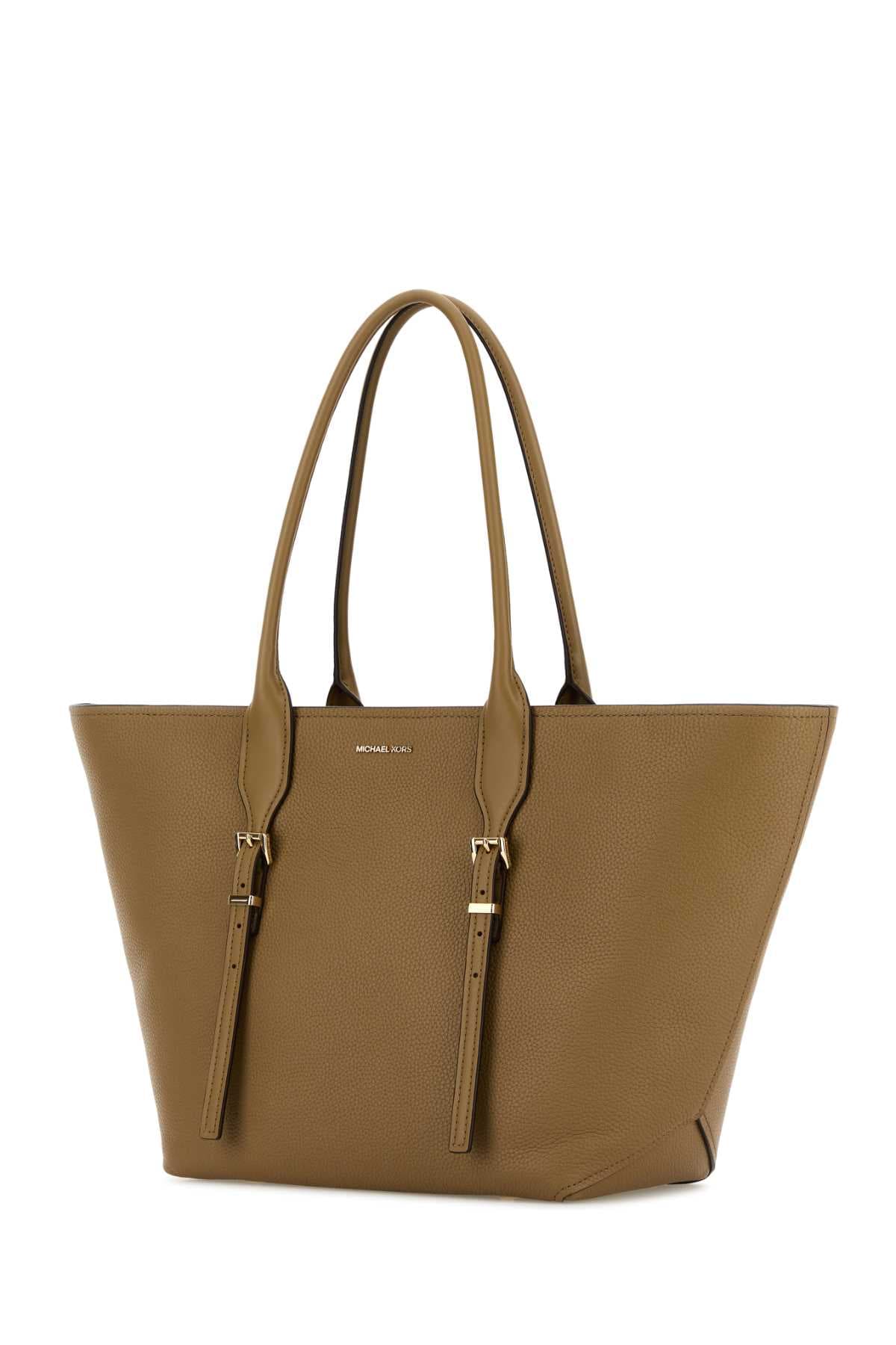 Cappuccino leather Moore shopping bag - мініатюра 2