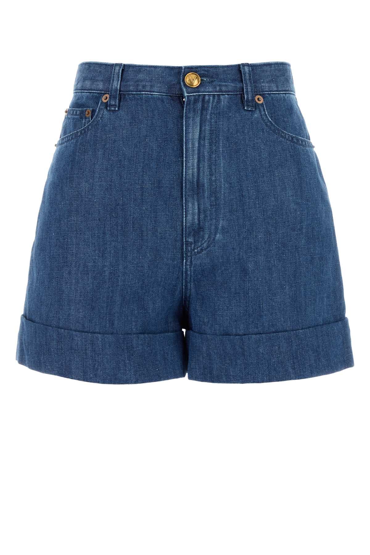Denim shorts