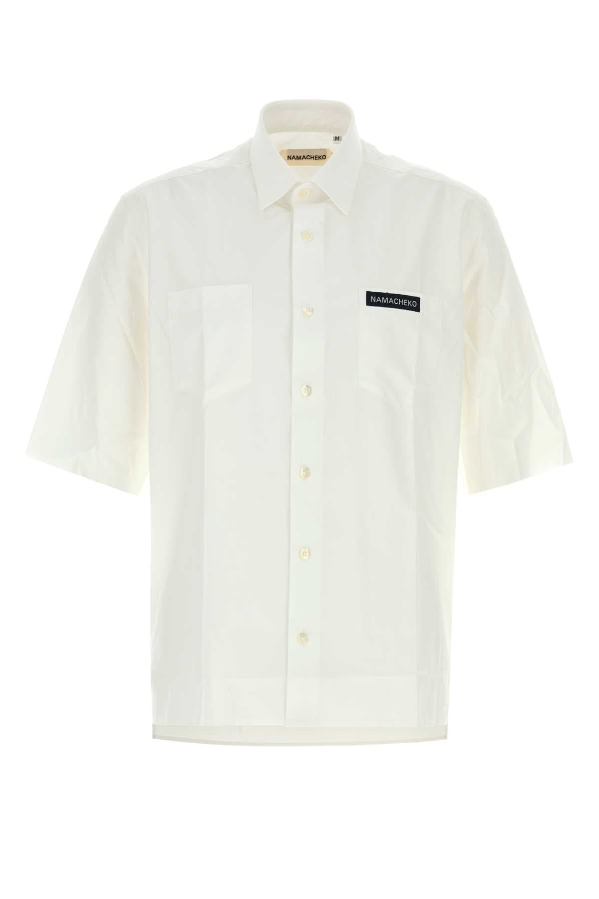 White poplin Guardia shirt