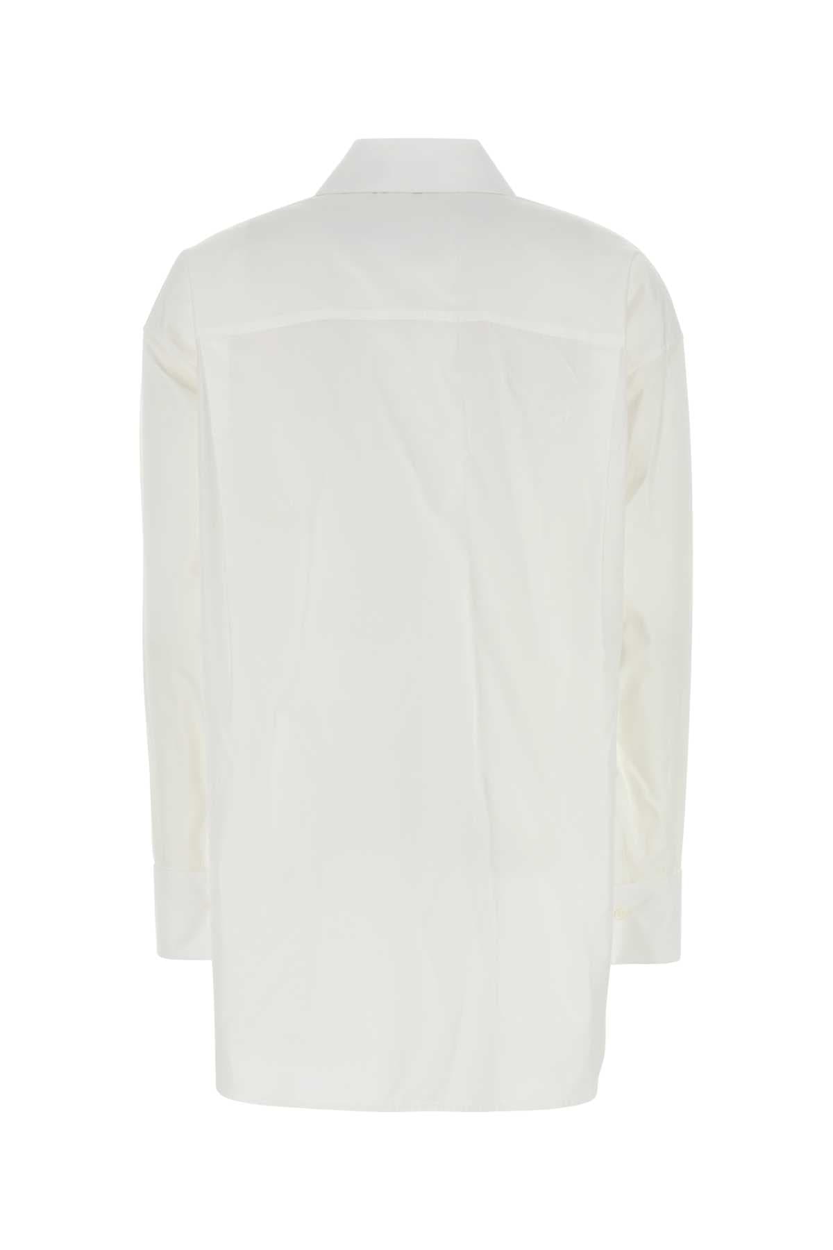 White poplin shirt - мініатюра 2