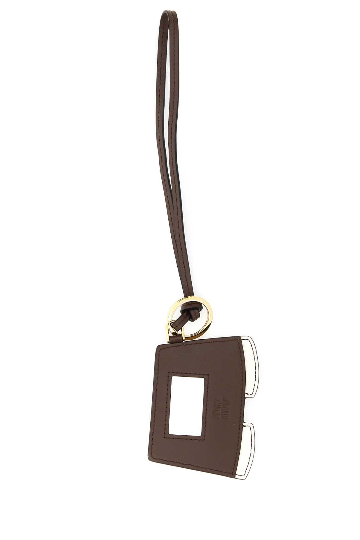 Multicolor leather keyring - мініатюра 2