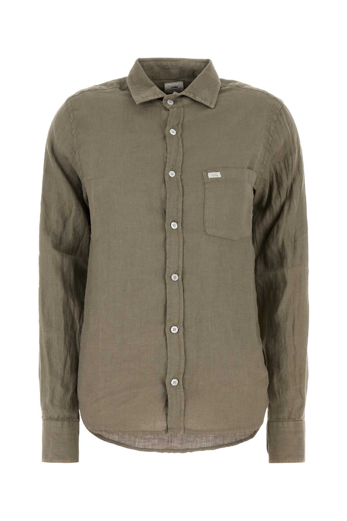 Sage linen shirt