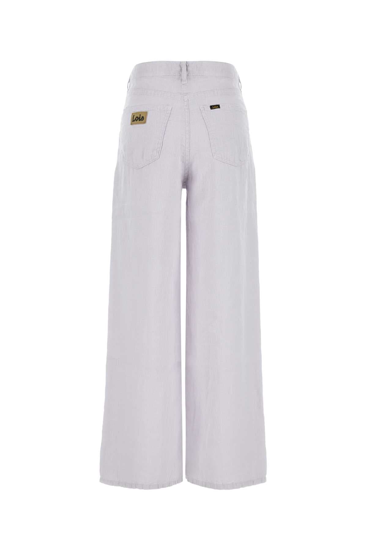 Lilac linen wide-leg pant - мініатюра 2
