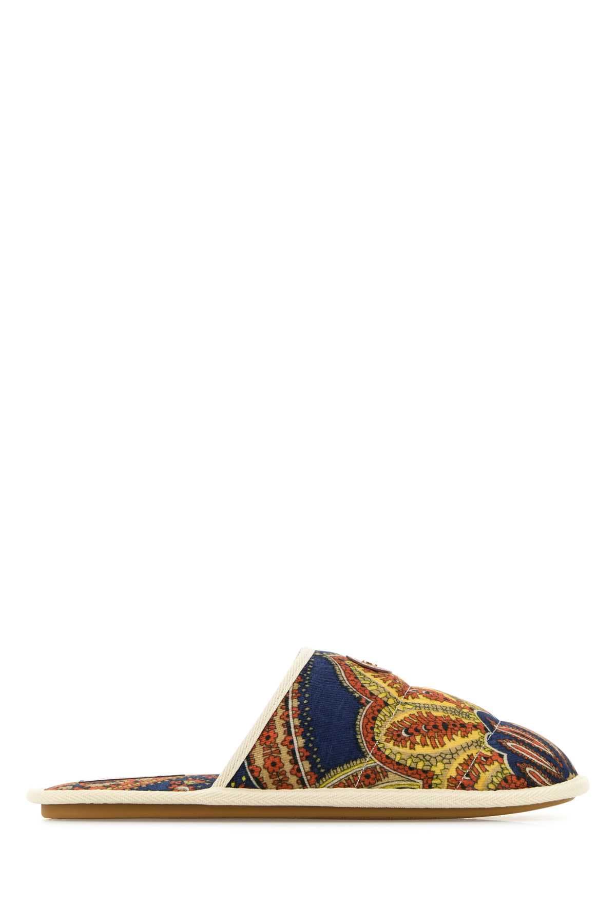 Printed fabric Ta Chambre slippers