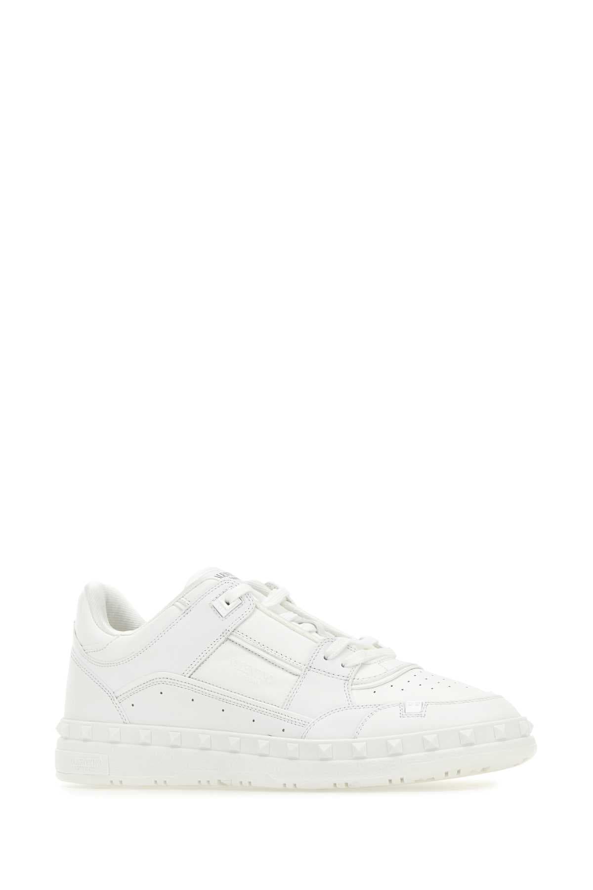 White leather Freedots sneakers - мініатюра 2