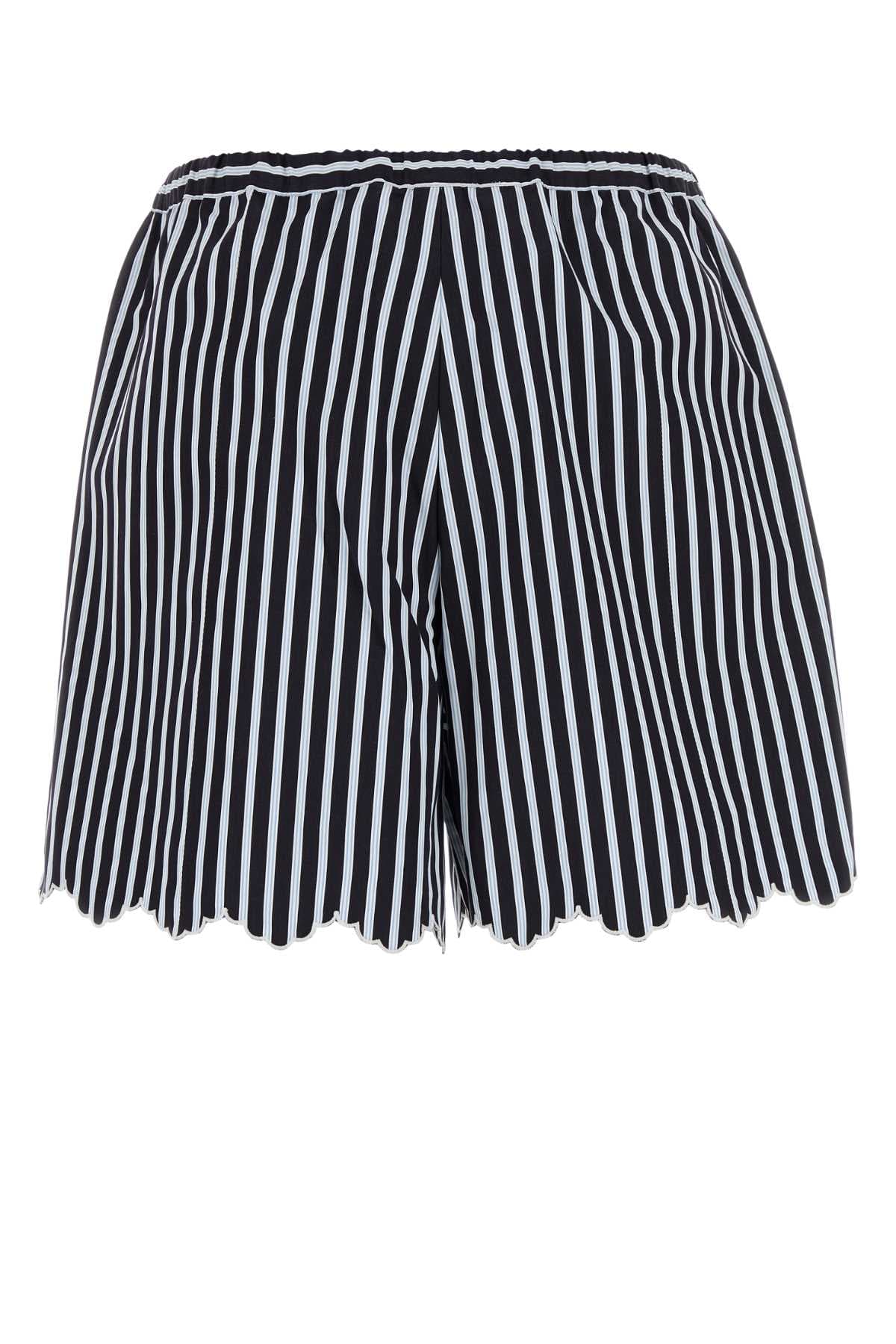 Embroidered cotton shorts - мініатюра 2