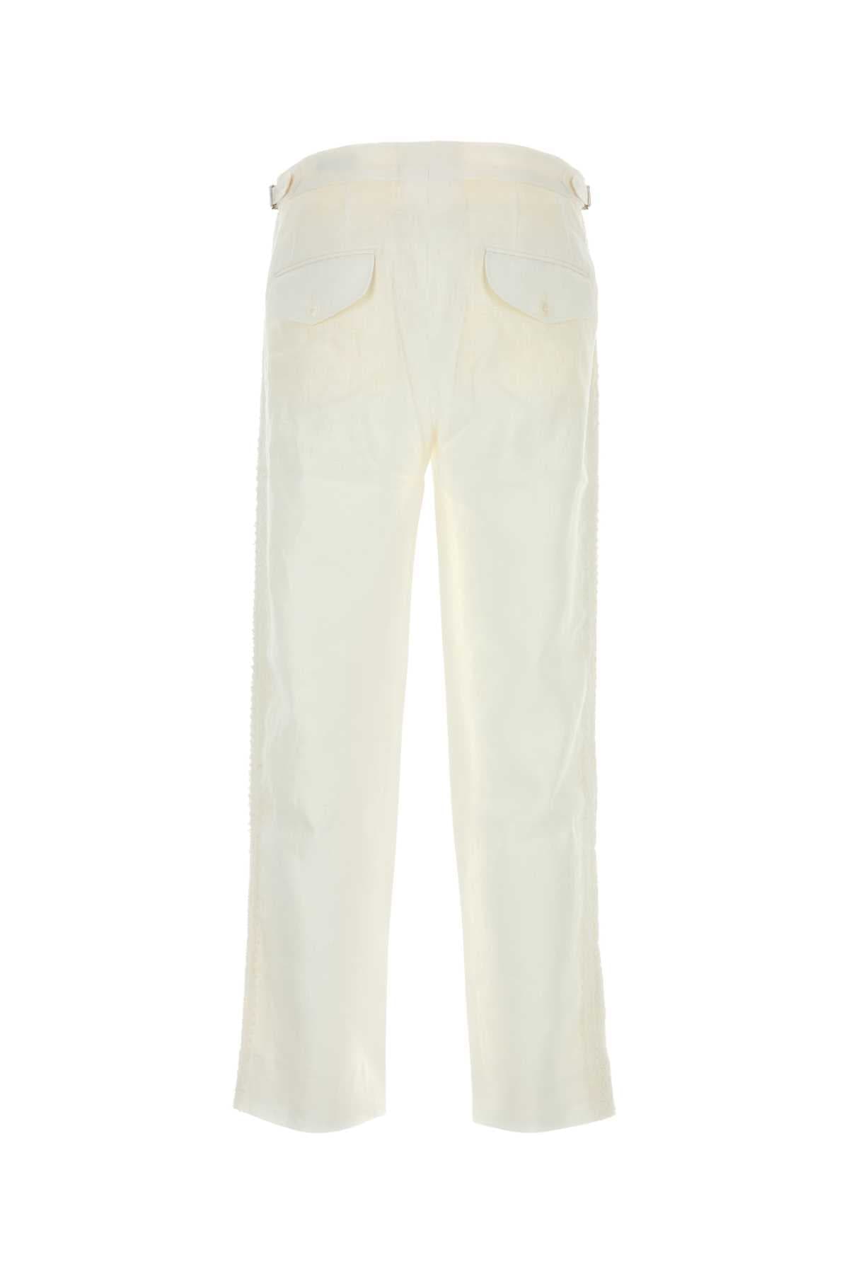 White linen Salt pant - мініатюра 2